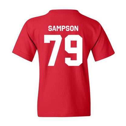 Texas Tech - NCAA Football : Howard Sampson - Classic Shersey Youth T-Shirt-1