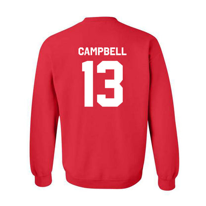 Texas Tech - NCAA Football : Chase Campbell - Classic Shersey Crewneck Sweatshirt-1