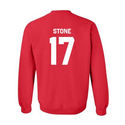 Texas Tech - NCAA Football : Leyton Stone - Classic Shersey Crewneck Sweatshirt-1