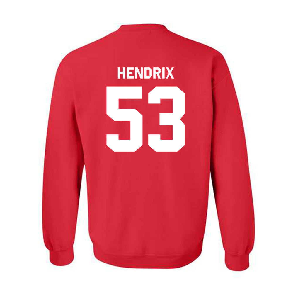 Texas Tech - NCAA Football : Holton Hendrix - Classic Shersey Crewneck Sweatshirt-1
