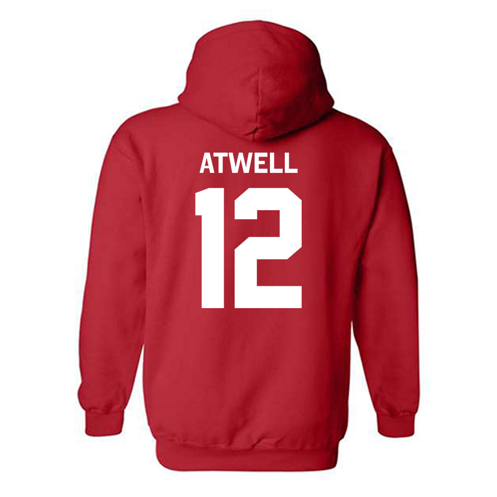 Texas Tech - NCAA Men's Basketball : Donovan Atwell - Classic Shersey Hooded Sweatshirt-1