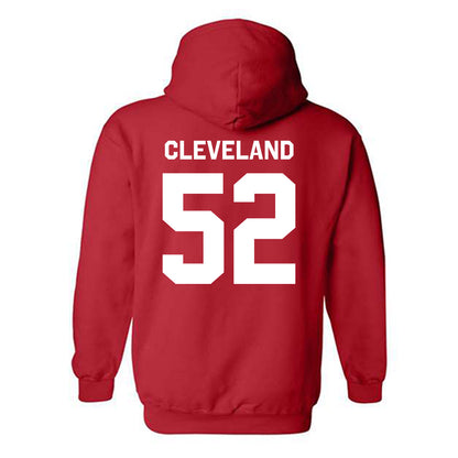 Texas Tech - NCAA Football : Cash Cleveland - Classic Shersey Hooded Sweatshirt-1
