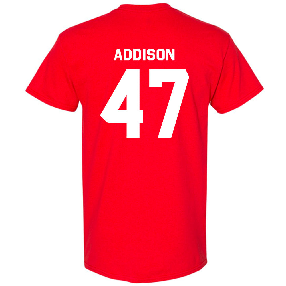 Texas Tech - NCAA Baseball : Logan Addison - Classic Shersey T-Shirt-1