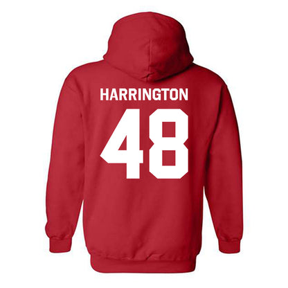 Texas Tech - NCAA Football : Stone Harrington - Classic Shersey Hooded Sweatshirt-1