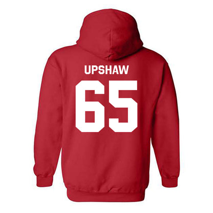 Texas Tech - NCAA Football : Danthis Upshaw - Classic Shersey Hooded Sweatshirt-1