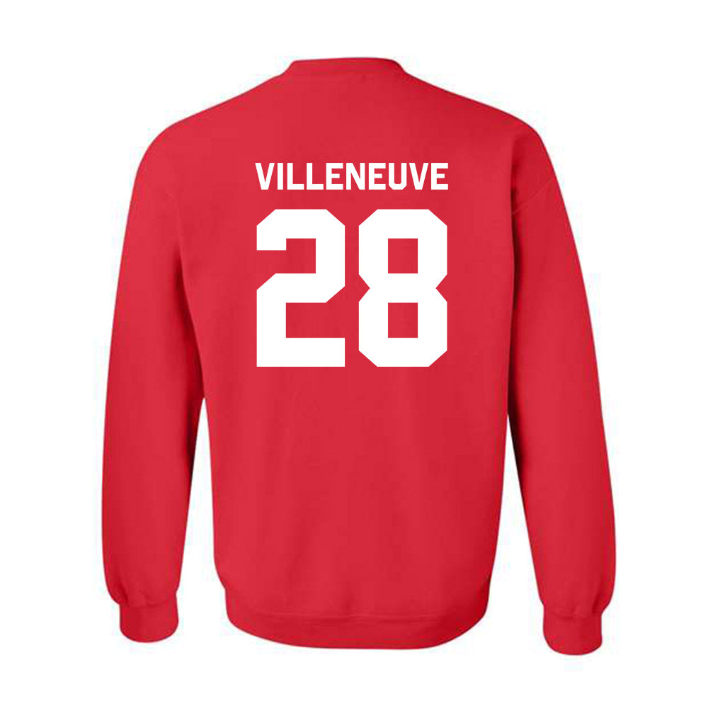 Texas Tech - NCAA Baseball : Robin Villeneuve - Classic Shersey Crewneck Sweatshirt-1