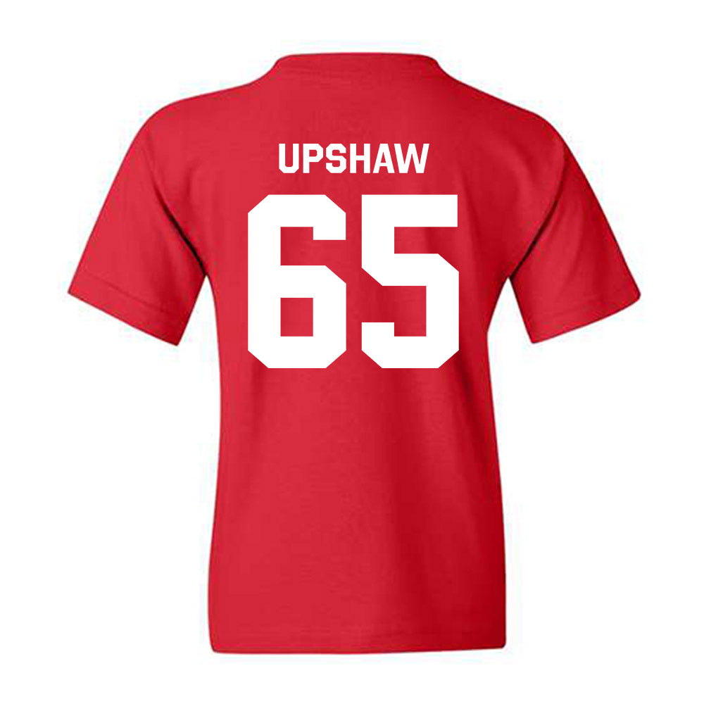 Texas Tech - NCAA Football : Danthis Upshaw - Classic Shersey Youth T-Shirt-1