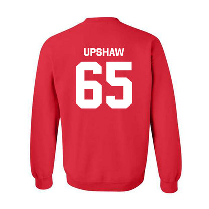 Texas Tech - NCAA Football : Danthis Upshaw - Classic Shersey Crewneck Sweatshirt-1