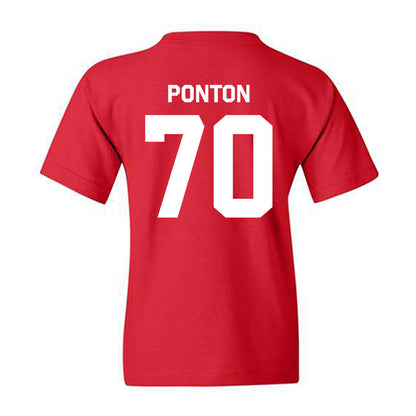 Texas Tech - NCAA Football : Jacob Ponton - Classic Shersey Youth T-Shirt-1