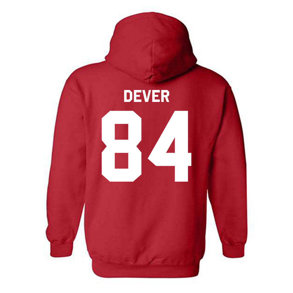 Texas Tech - NCAA Football : Michael Dever - Classic Shersey Hooded Sweatshirt-1