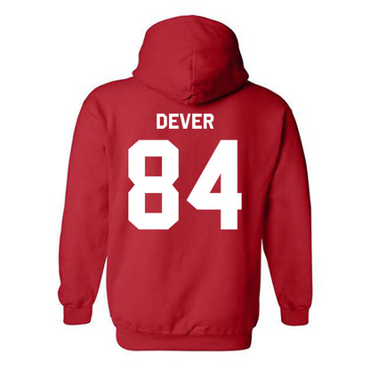Texas Tech - NCAA Football : Michael Dever - Classic Shersey Hooded Sweatshirt-1