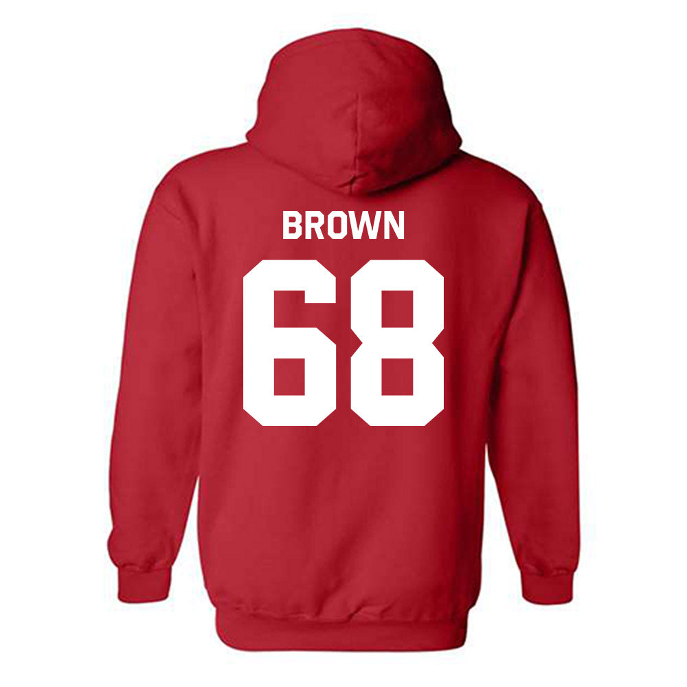 Texas Tech - NCAA Football : Ren Brown - Classic Shersey Hooded Sweatshirt-1