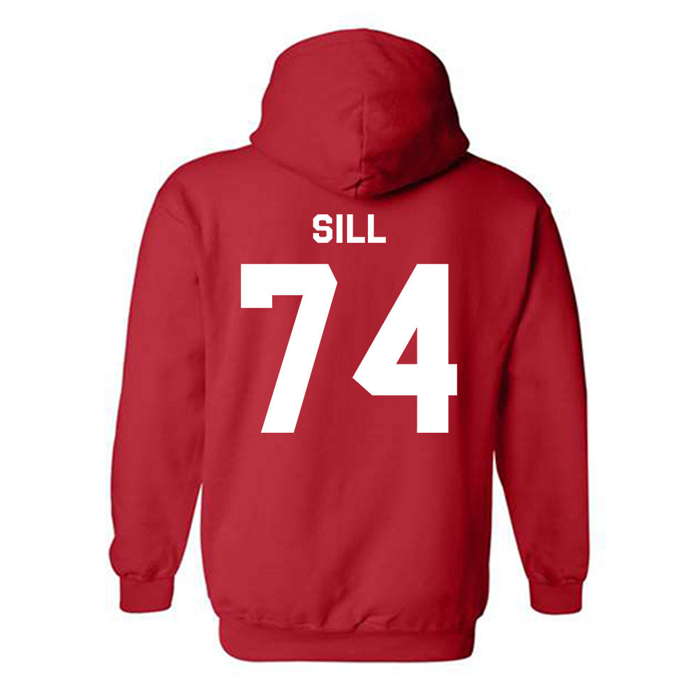 Texas Tech - NCAA Football : Daniel Sill - Classic Shersey Hooded Sweatshirt-1