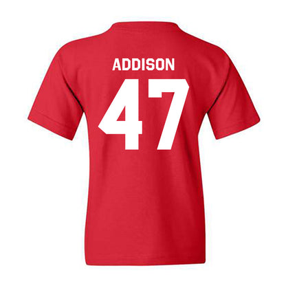 Texas Tech - NCAA Baseball : Logan Addison - Classic Shersey Youth T-Shirt-1