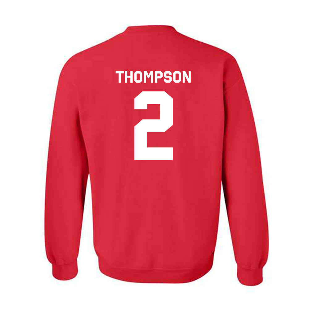 Texas Tech - NCAA Baseball : Kyeler Thompson - Classic Shersey Crewneck Sweatshirt-1