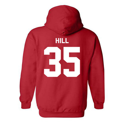 Texas Tech - NCAA Football : Adam Hill - Classic Shersey Hooded Sweatshirt-3