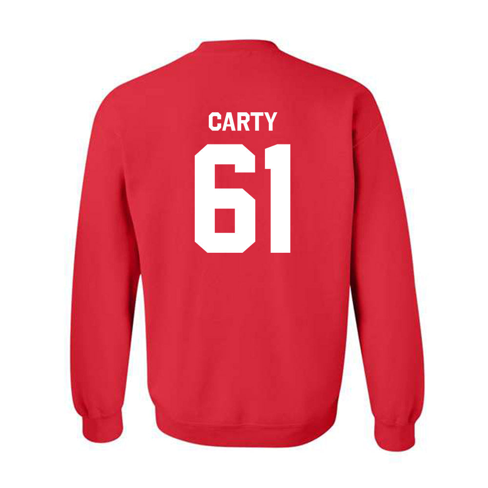Texas Tech - NCAA Football : Connor Carty - Classic Shersey Crewneck Sweatshirt-1