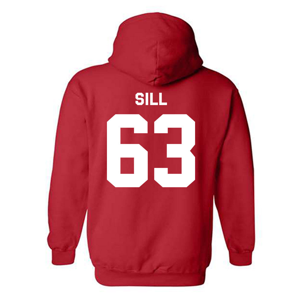 Texas Tech - NCAA Football : Daniel Sill - Classic Shersey Hooded Sweatshirt-1