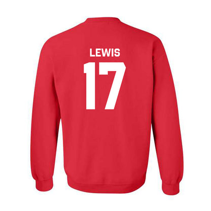 Texas Tech - NCAA Football : Noah Lewis - Classic Shersey Crewneck Sweatshirt-1