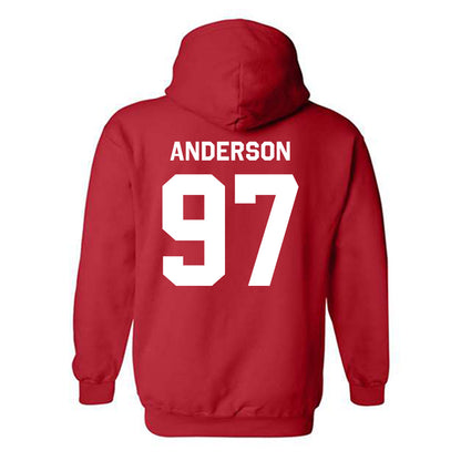 Texas Tech - NCAA Football : Charles Anderson - Classic Shersey Hooded Sweatshirt-1