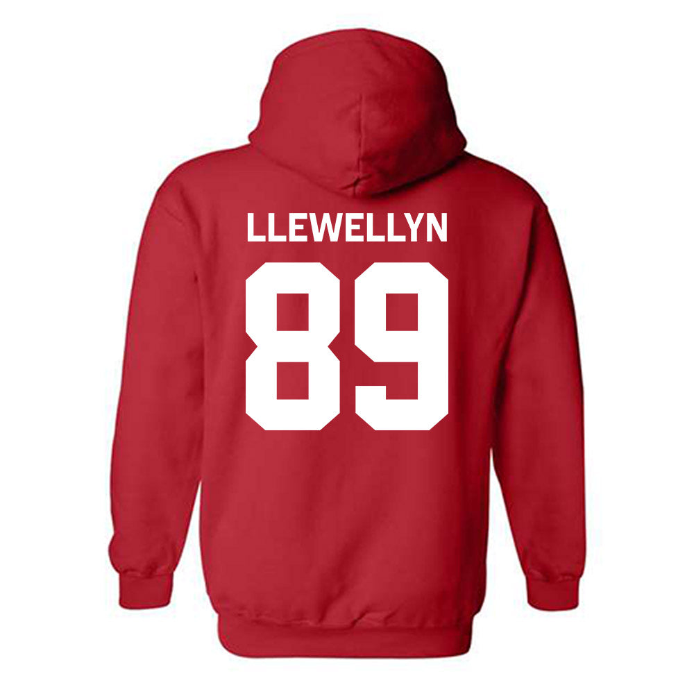 Texas Tech - NCAA Football : Jason Llewellyn - Classic Shersey Hooded Sweatshirt-1
