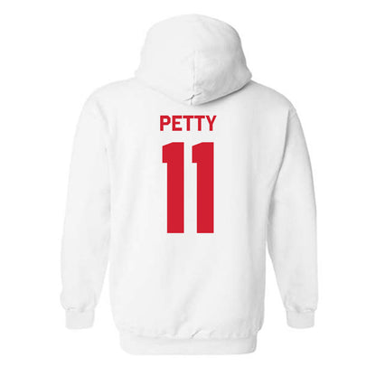 Texas Tech - NCAA Men's Basketball : Jaylen Petty - Classic Shersey Hooded Sweatshirt-1