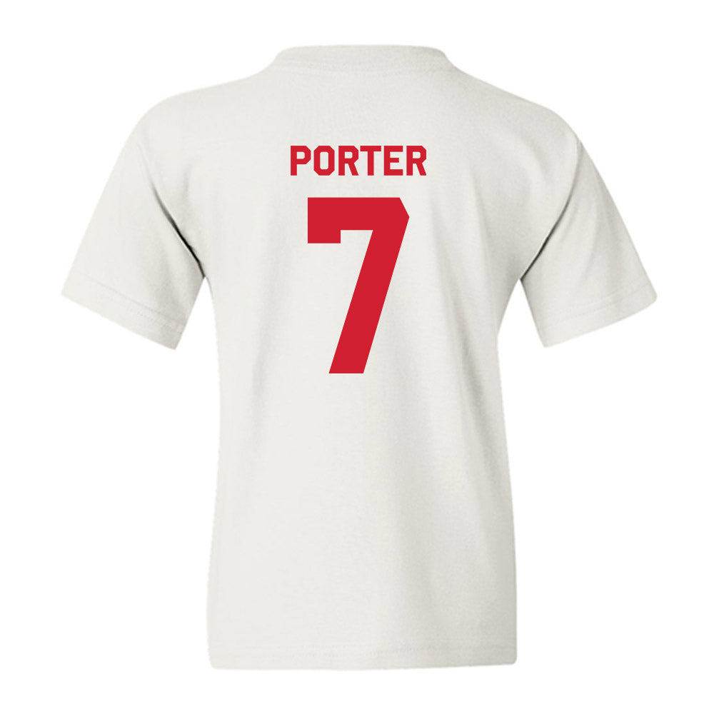 Texas Tech - NCAA Baseball : Hollis Porter - Classic Shersey Youth T-Shirt-1