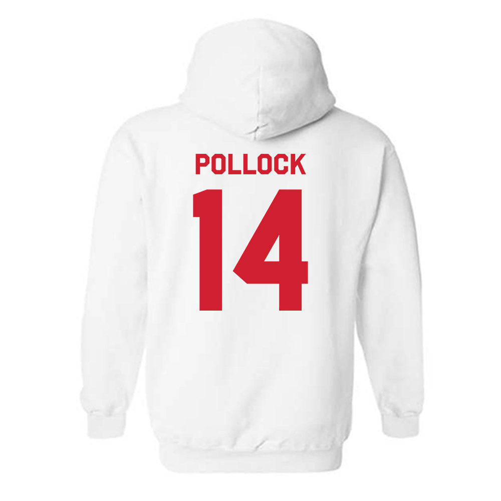 Texas Tech - NCAA Football : Brice Pollock - Classic Shersey Hooded Sweatshirt-1