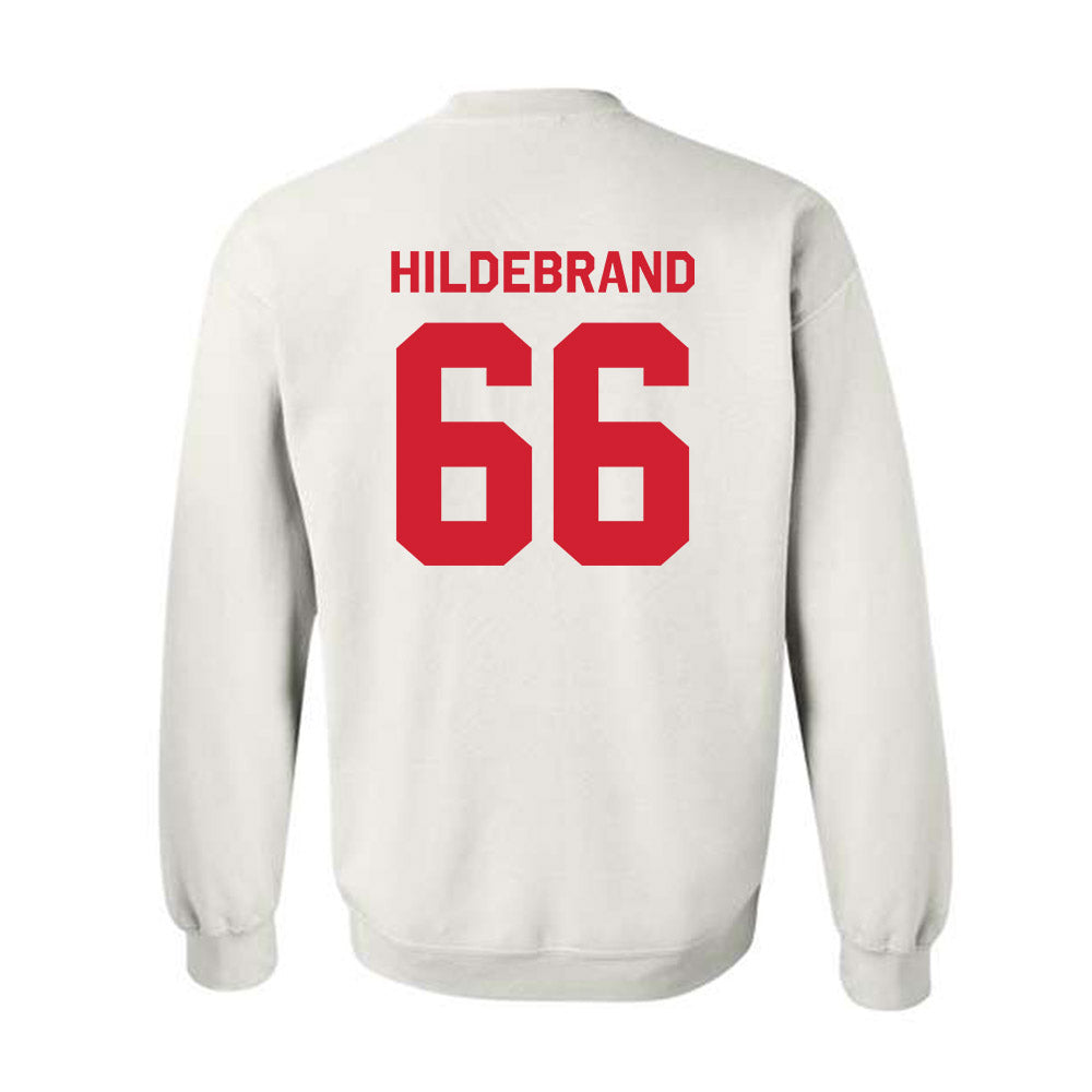 Texas Tech - NCAA Football : Jackson Hildebrand - Classic Shersey Crewneck Sweatshirt-1
