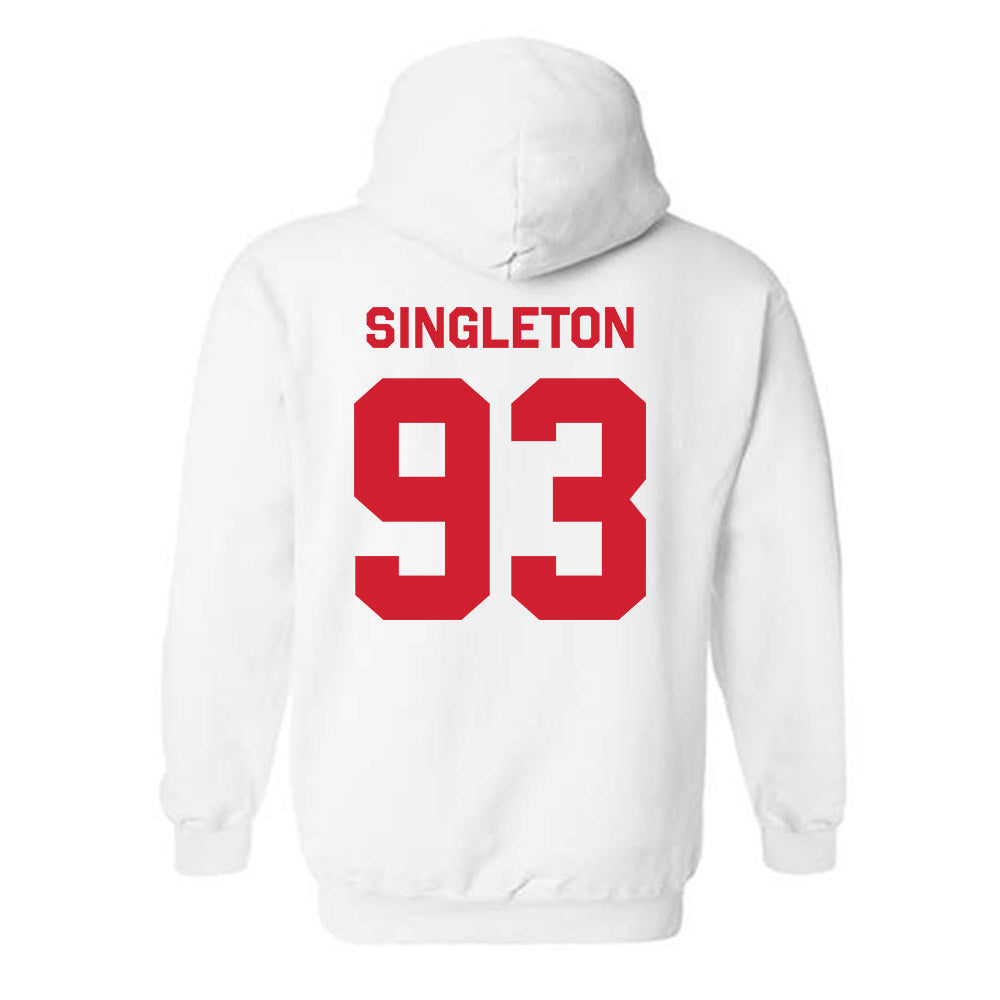 Texas Tech - NCAA Football : Dylan Singleton - Classic Shersey Hooded Sweatshirt-1
