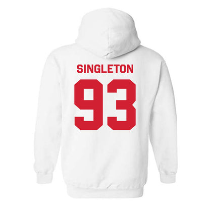 Texas Tech - NCAA Football : Dylan Singleton - Classic Shersey Hooded Sweatshirt-1
