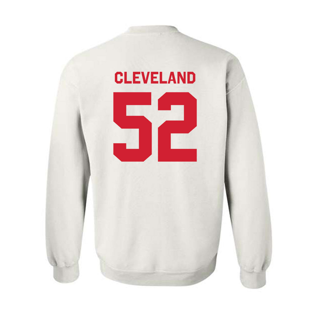 Texas Tech - NCAA Football : Cash Cleveland - Classic Shersey Crewneck Sweatshirt-1