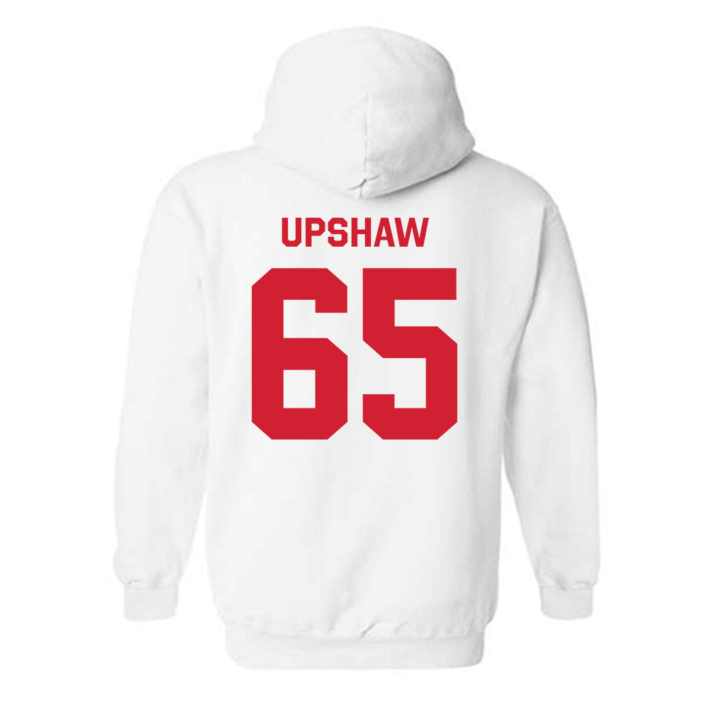 Texas Tech - NCAA Football : Danthis Upshaw - Classic Shersey Hooded Sweatshirt-1