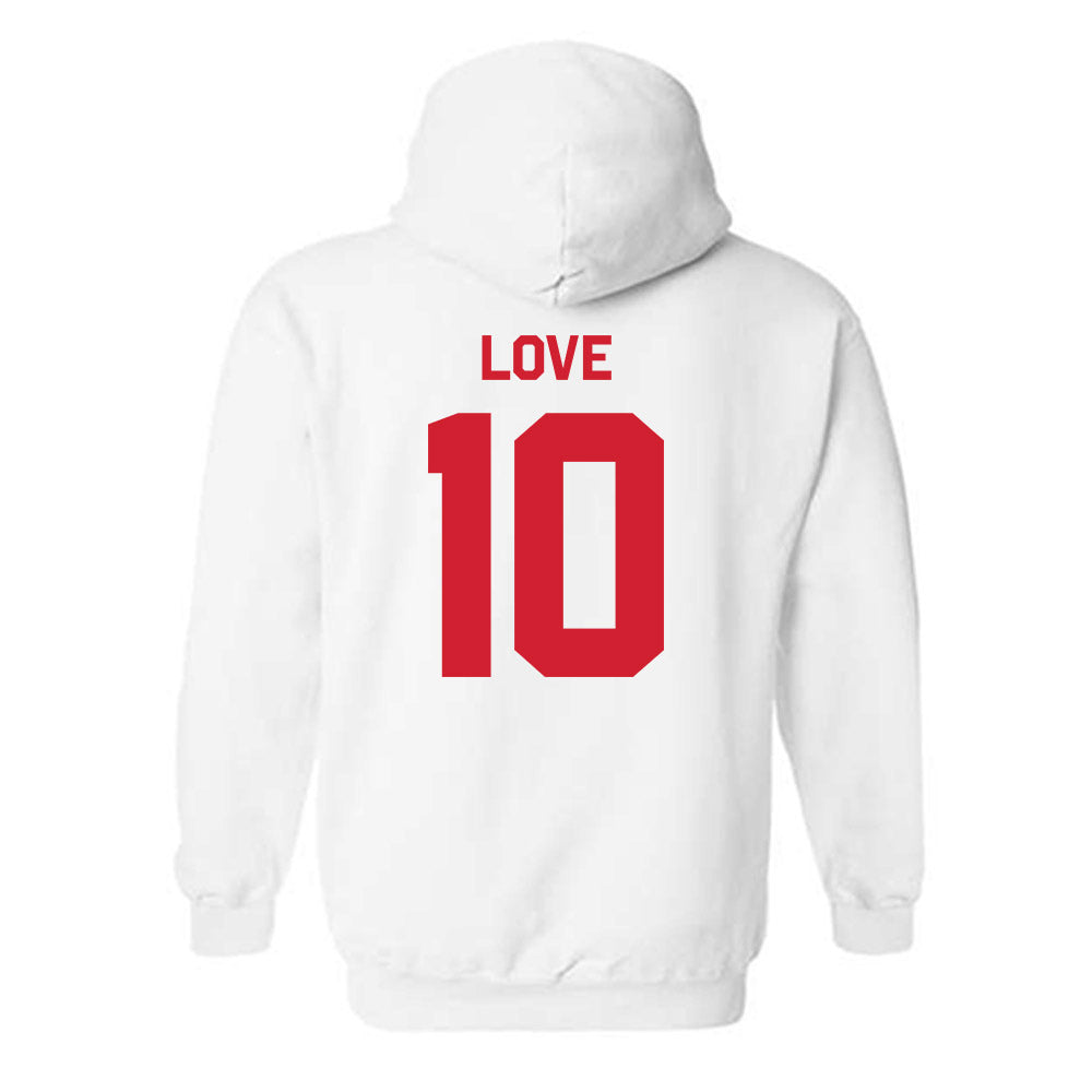 Texas Tech - NCAA Women's Basketball : Sidney Love - Classic Shersey Hooded Sweatshirt-1