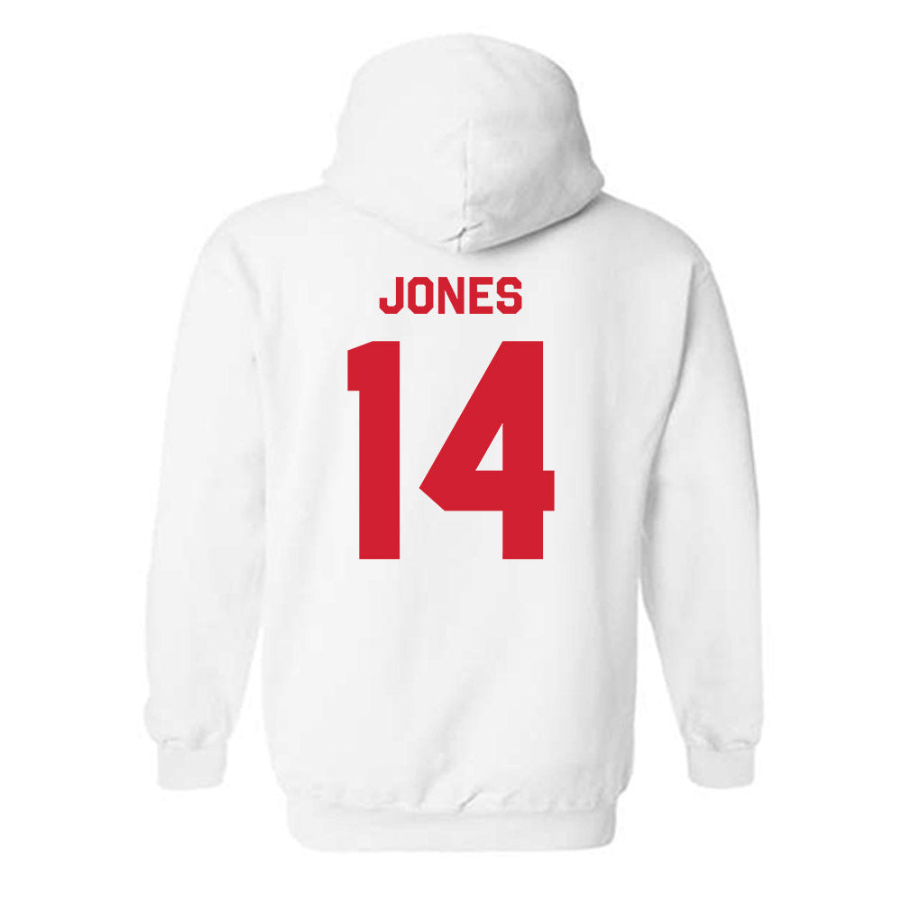Texas Tech - NCAA Football : Bryson Jones - Classic Shersey Hooded Sweatshirt-1