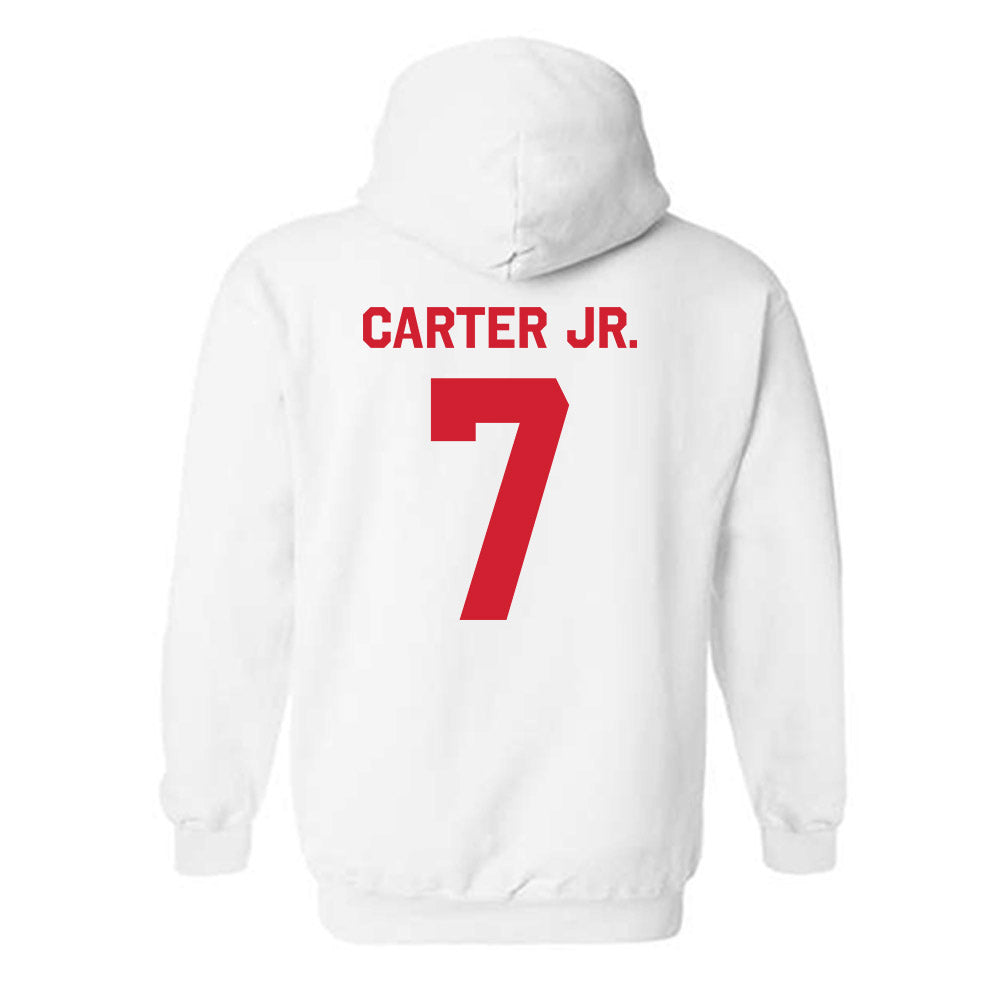 Texas Tech - NCAA Football : Terrance Carter Jr. - Classic Shersey Hooded Sweatshirt-1
