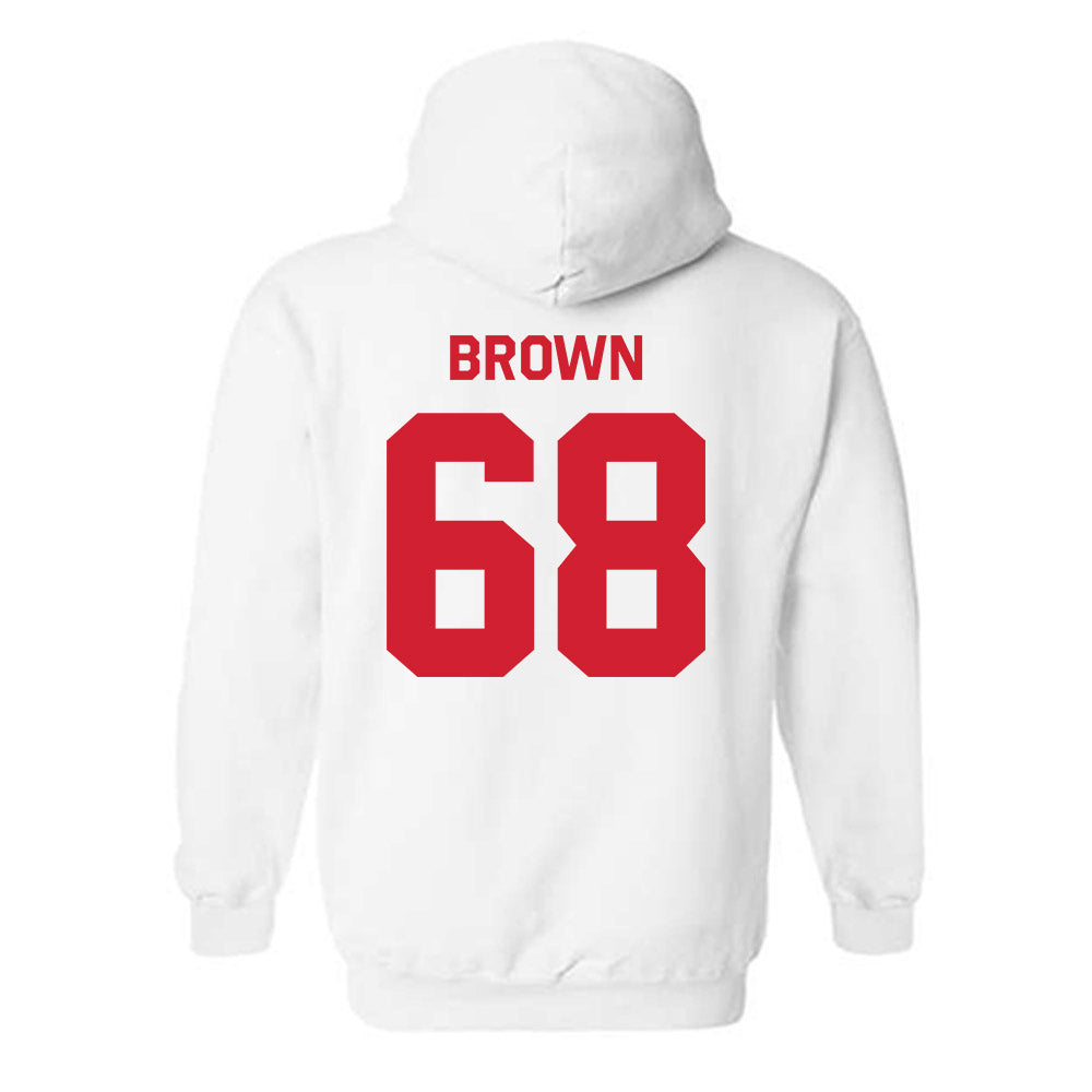 Texas Tech - NCAA Football : Ren Brown - Classic Shersey Hooded Sweatshirt-1