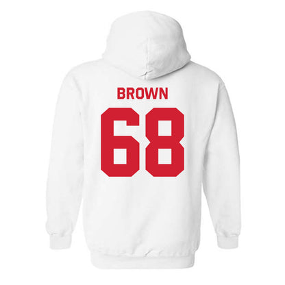 Texas Tech - NCAA Football : Ren Brown - Classic Shersey Hooded Sweatshirt-1