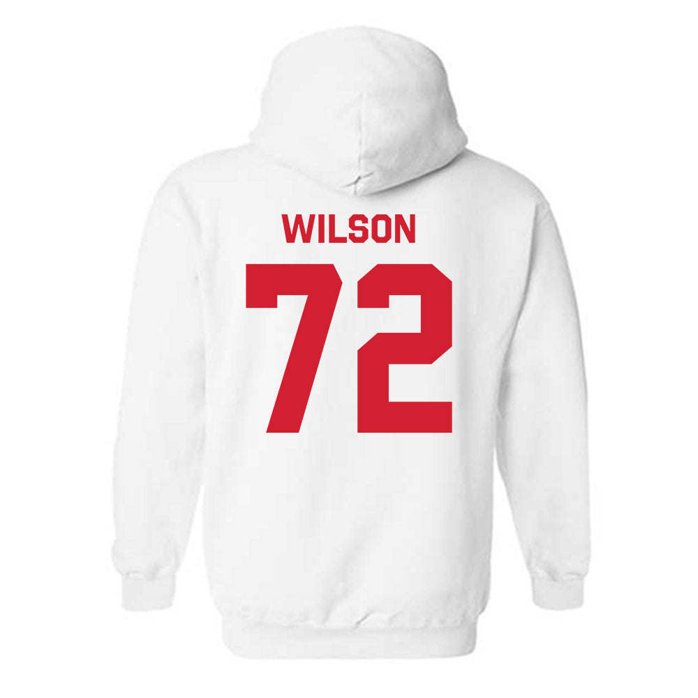 Texas Tech - NCAA Football : Sheridan Wilson - Classic Shersey Hooded Sweatshirt-1