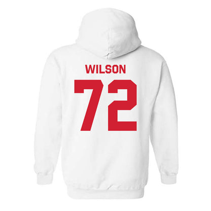 Texas Tech - NCAA Football : Sheridan Wilson - Classic Shersey Hooded Sweatshirt-1