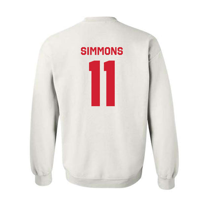 Texas Tech - NCAA Football : Malcolm Simmons - Classic Shersey Crewneck Sweatshirt-1