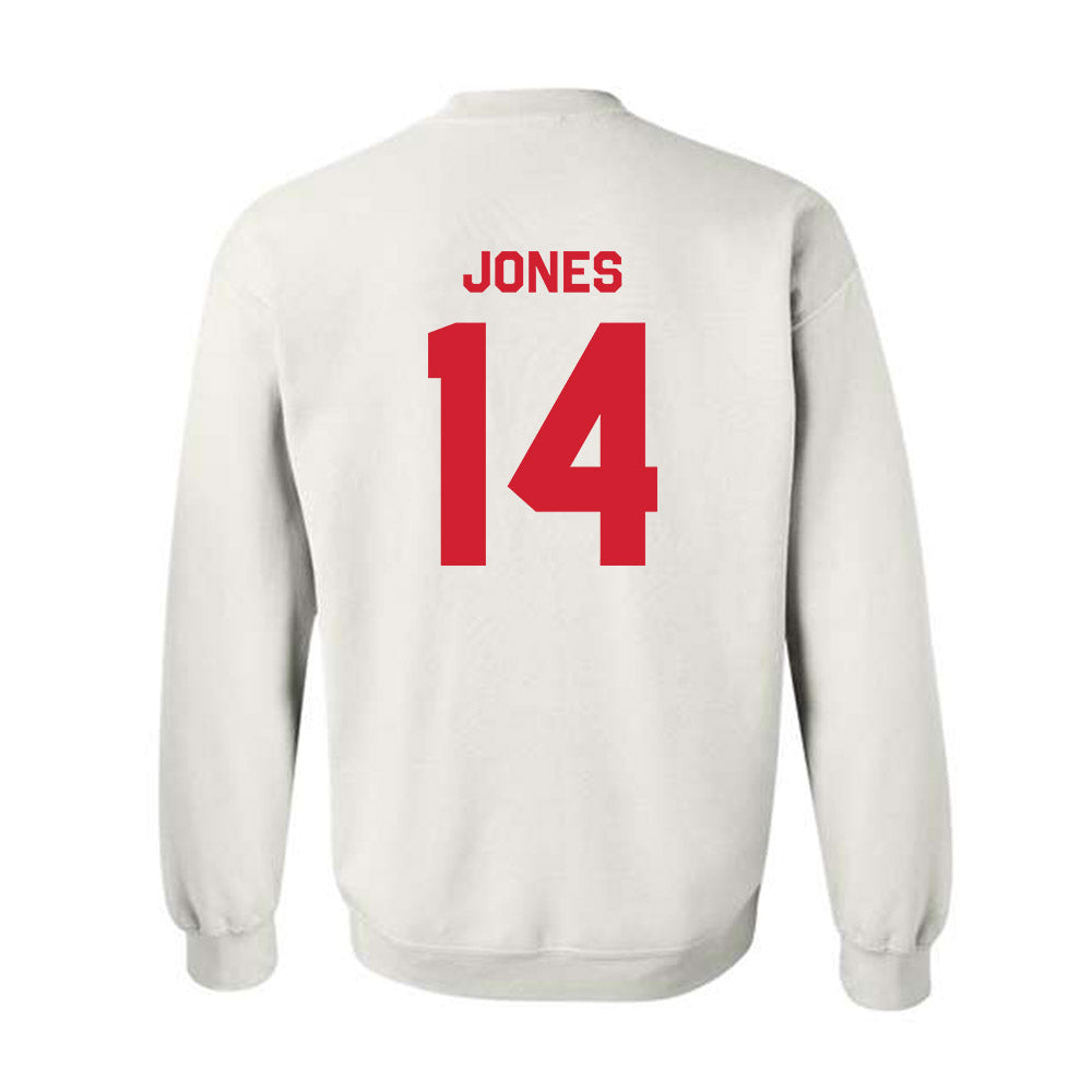 Texas Tech - NCAA Football : Bryson Jones - Classic Shersey Crewneck Sweatshirt-1
