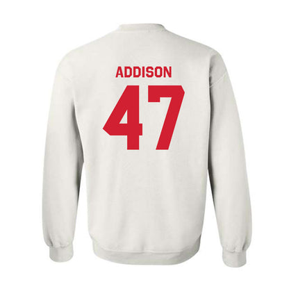 Texas Tech - NCAA Baseball : Logan Addison - Classic Shersey Crewneck Sweatshirt-1