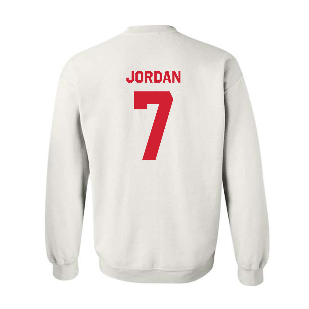Texas Tech - NCAA Football : Brenden Jordan - Classic Shersey Crewneck Sweatshirt-1