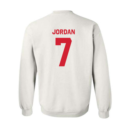 Texas Tech - NCAA Football : Brenden Jordan - Classic Shersey Crewneck Sweatshirt-1