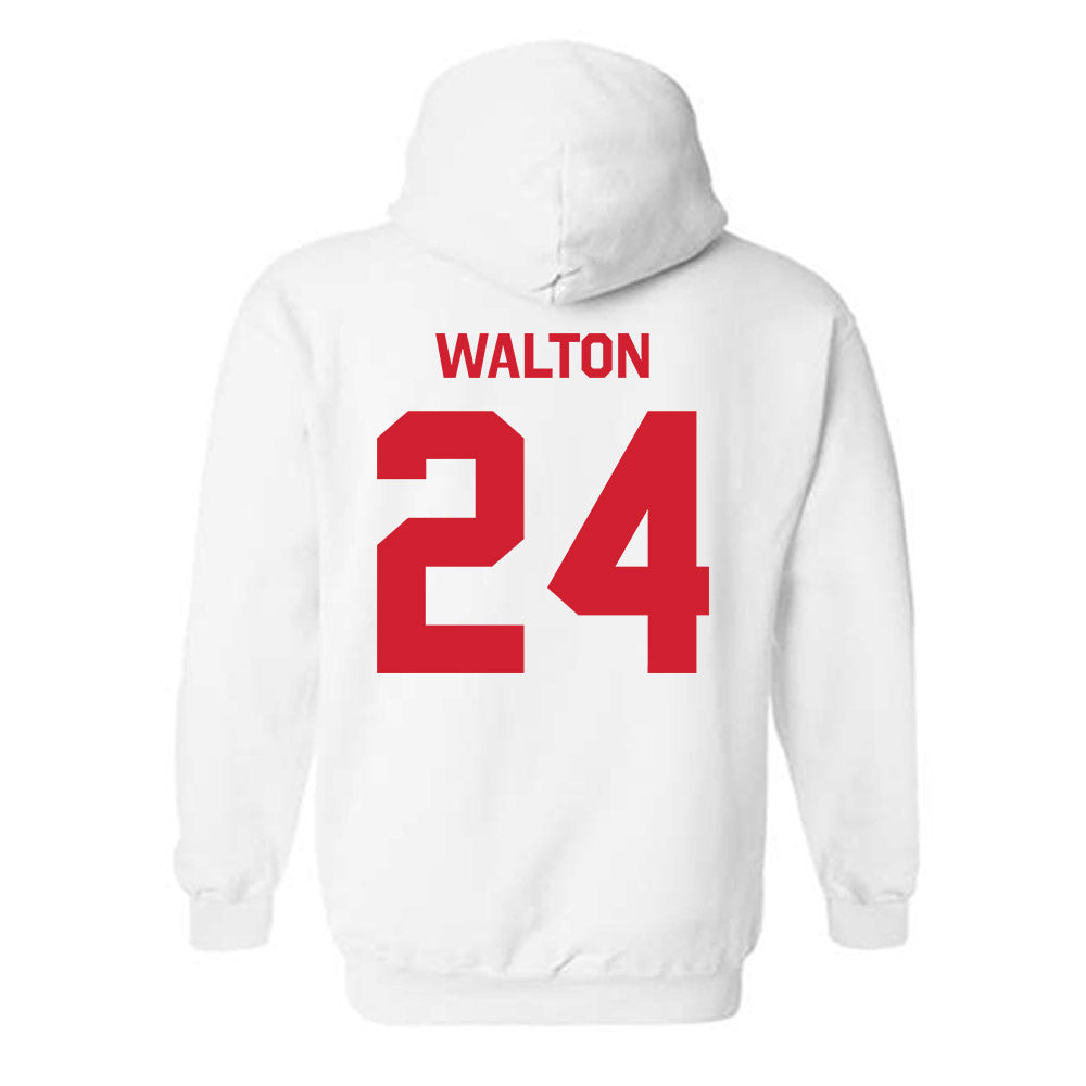Texas Tech - NCAA Men's Basketball : Kerwin Walton - Classic Shersey Hooded Sweatshirt-1