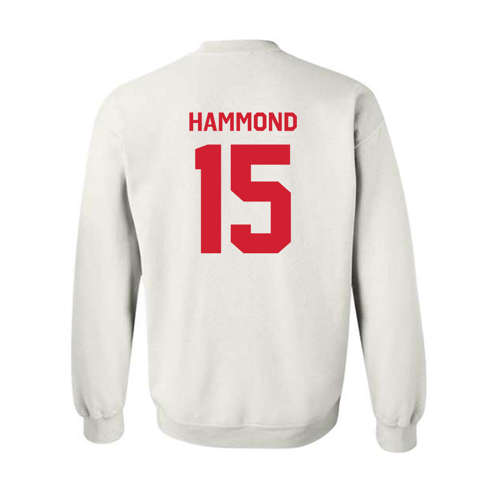 Texas Tech - NCAA Football : William Hammond - Classic Shersey Crewneck Sweatshirt-1