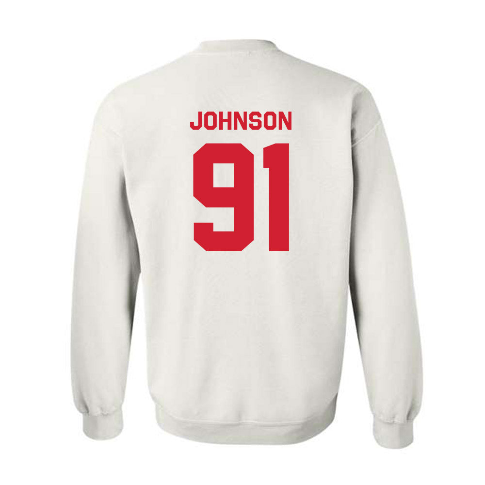 Texas Tech - NCAA Football : Krush Johnson - Classic Shersey Crewneck Sweatshirt-1