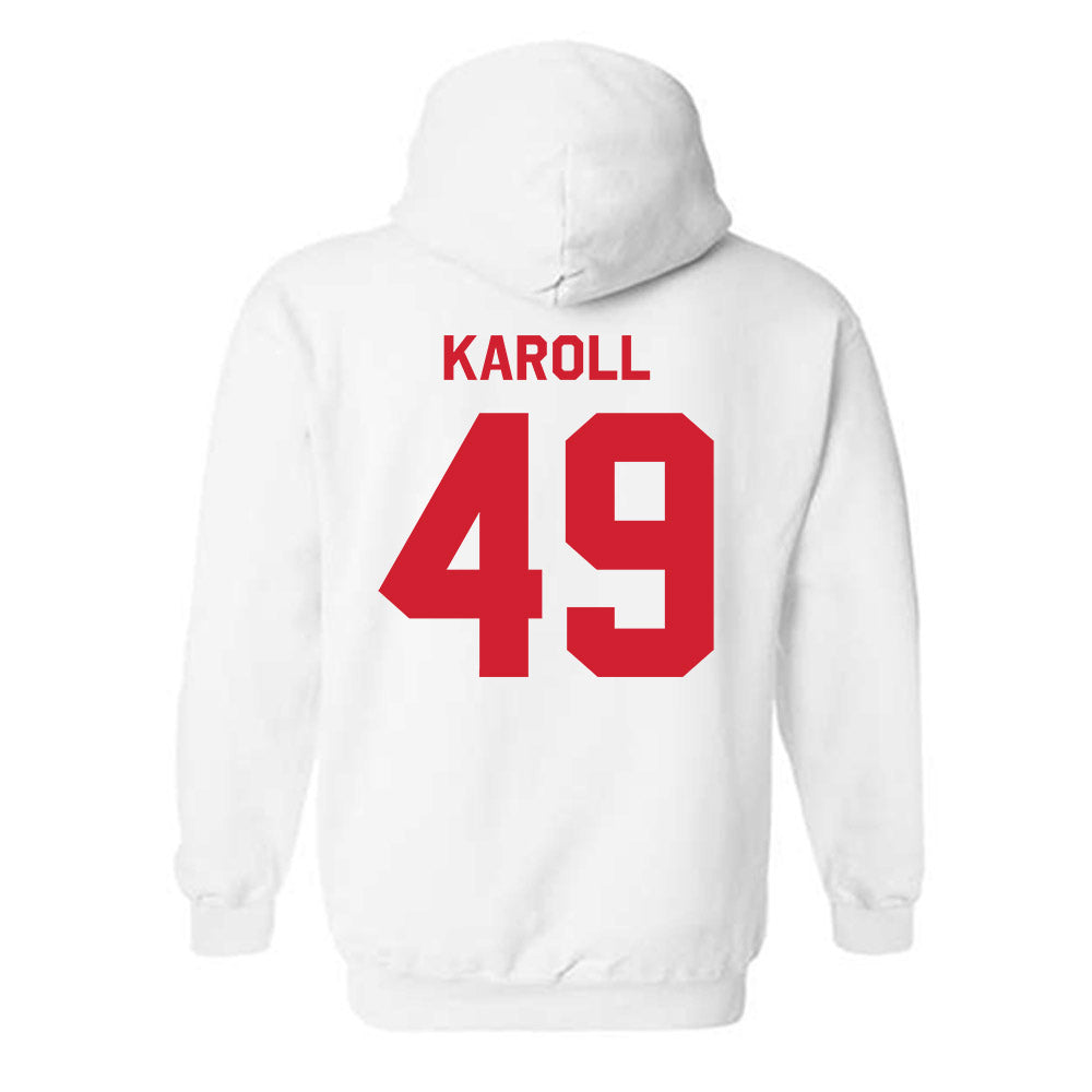 Texas Tech - NCAA Football : Will Karoll - Classic Shersey Hooded Sweatshirt-1