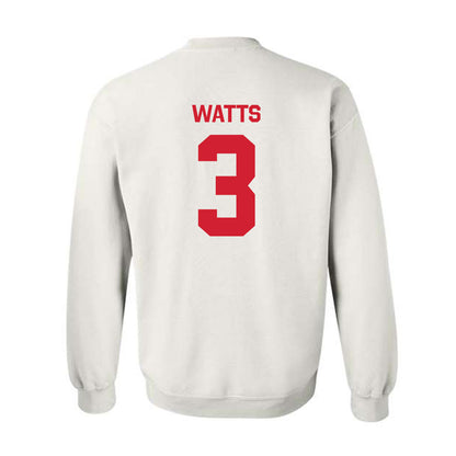 Texas Tech - NCAA Men's Basketball : Lejuan Watts - Classic Shersey Crewneck Sweatshirt-1